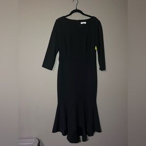 Calvin Klein Black Long Sleeve Dress